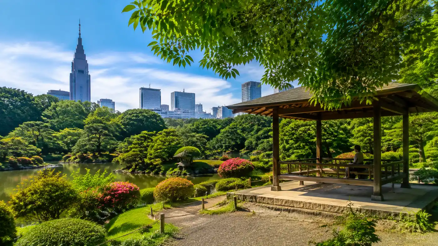 Shinjuku Gyoen and The Garden of Words Anime